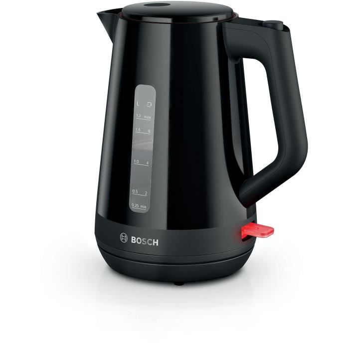 Bouilloire - BOSCH - TWK1M123 MyMoment - Noire - capacit� 1,7L - base 360� - filtre anti-calcaire