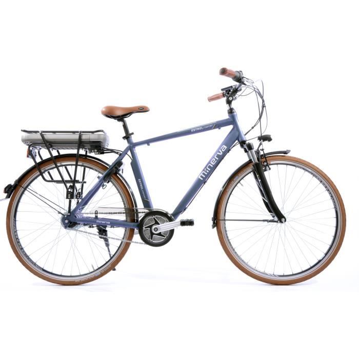 Vélo Estrel - Assistance électrique - Roues 28 - MINERVA - Homme - Bleu