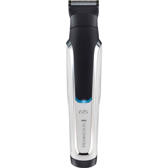 REMINGTON PG5000 Trimmer multifunzione impermeabile serie G5 in grafite, capelli, barba, corpo, lame autoaffilanti, finiture cromate