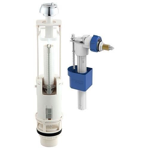 Image secondaire de Kit mécanisme WC avec robinet flotteur latéral - ROUSSEAU - 3/6L - Certifié NF
