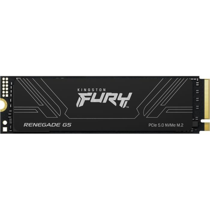 KINGSTON - FURY Renegade G5 - SSD interne - 2 To - M.2 2280 - PCI Express 5.0 x4 (NVMe) - Lecture jusqu'a 10 000 Mo/s