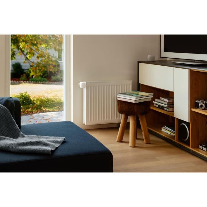 Vanne de radiateur intelligente EVE THERMO - Technologie Apple HomeKit et programmes autonomes Bluetooth Thread