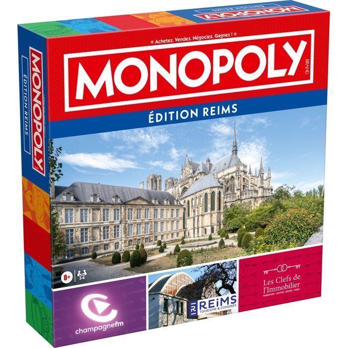 Image secondaire de Monopoly Reims - Jeu de société captivant pour toute la famille