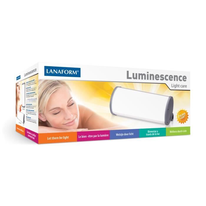 LANAFORM LUMINESCENCE - Lampe de luminothérapie - Permet de lutter contre les symptômes de la dépression saisonniere