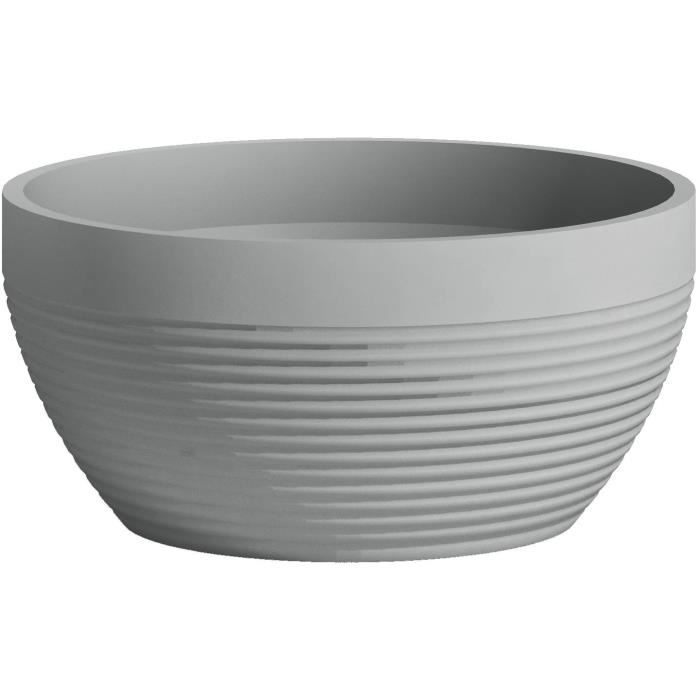 Tazza - GARDEN ID - Green Care Impact Blu-Grigio - 35 x 16 cm - Garanzia 10 anni - 100% riciclato - Resistente ai raggi UV/gel