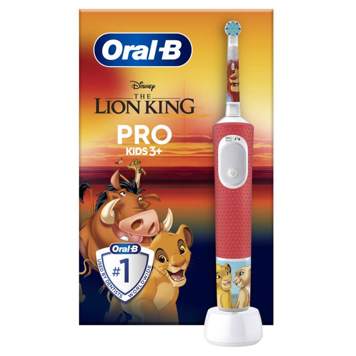 Brosse a dents �lectrique - Oral-B - Vitality Pro 103 - Disney Le Roi Lion - 2 modes - Pour enfants de 3 ans et plus