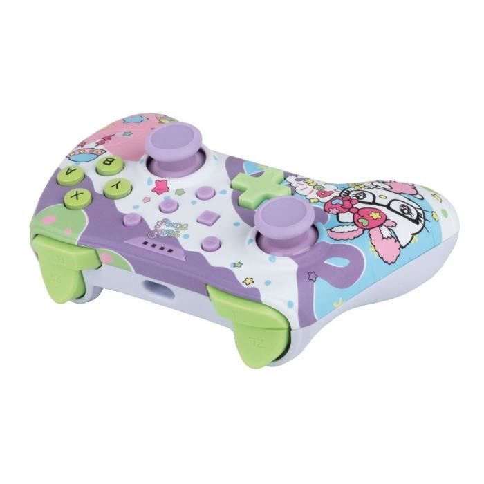 Image secondaire de Manette filaire - KONIX - Hello Kitty - Nintendo Switch, Switch OLED et PC - Fonction vibration - Câble 3 m - Violet et rose