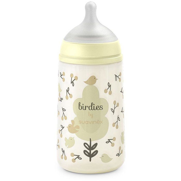 Image secondaire de Biberon Suavinex Birdies 270 ml avec Tétine SX Pro M - Beige
