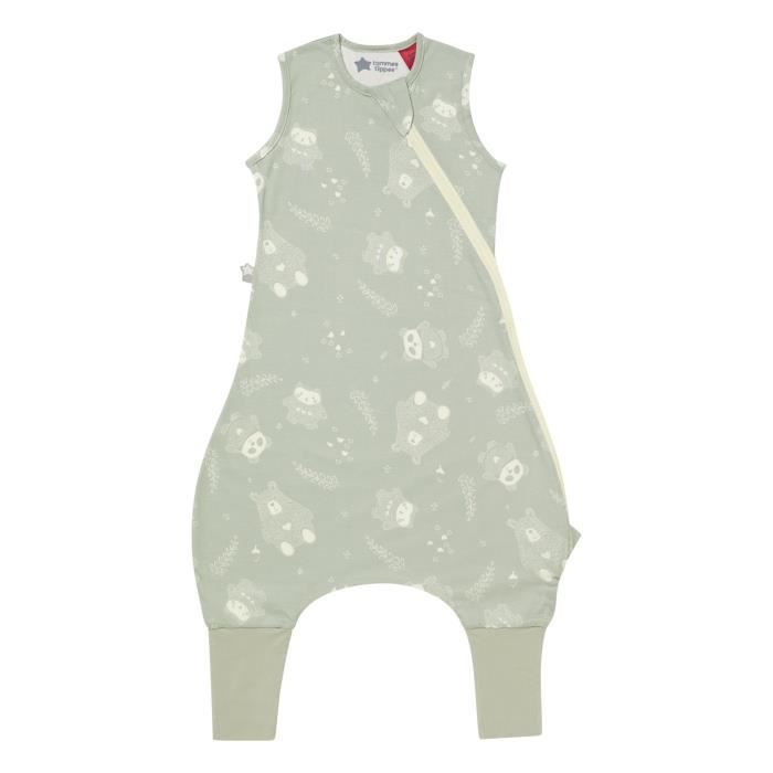 Tommee Tippee - Gigoteuse a Jambes Steppee, vert sauge, Tissu Doux et Riche en Coton - 2.5 TOG - 18-36 mois