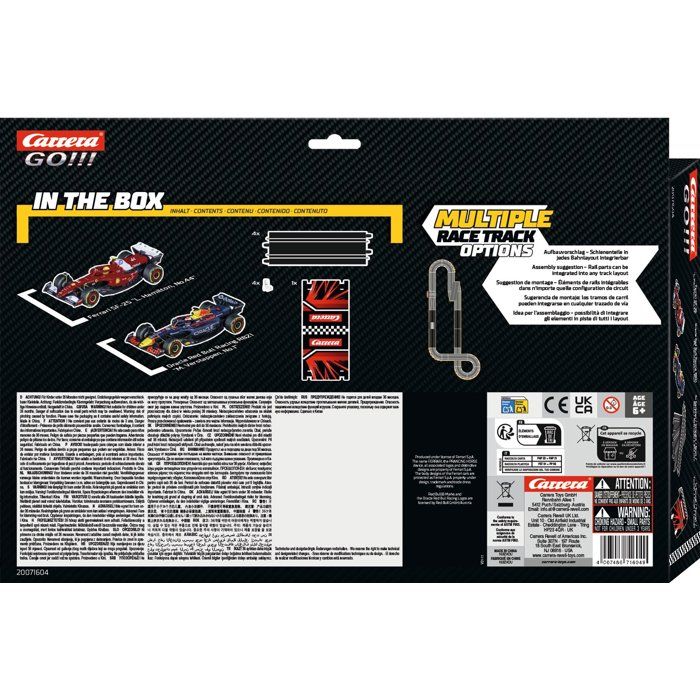 Image secondaire de Kit d'Extension Circuit Carrera GO!!! avec 2 Voitures F1 - Échelle 1:43