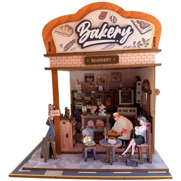 Image secondaire de Kit DIY Book Nook - Maquette 3D Boulangerie Intime