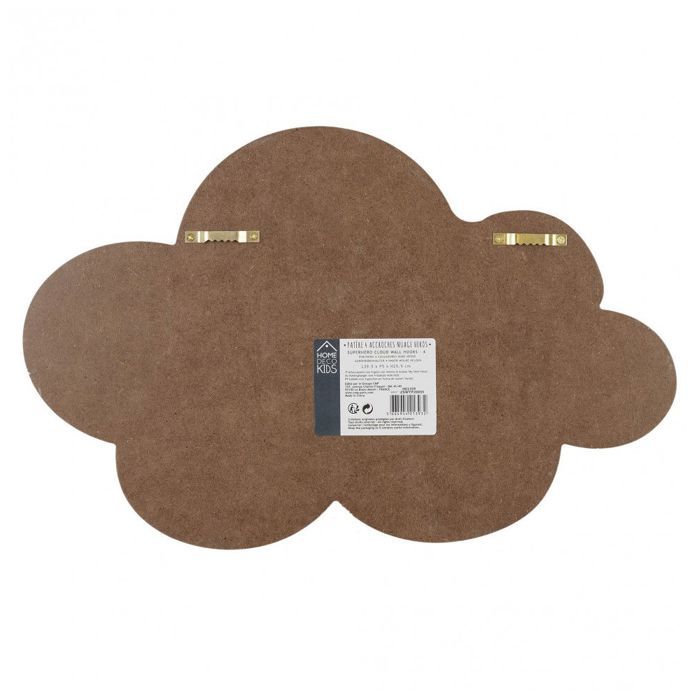 HOME DECO FACTORY Patere 4 accroches forme nuage Héros M4