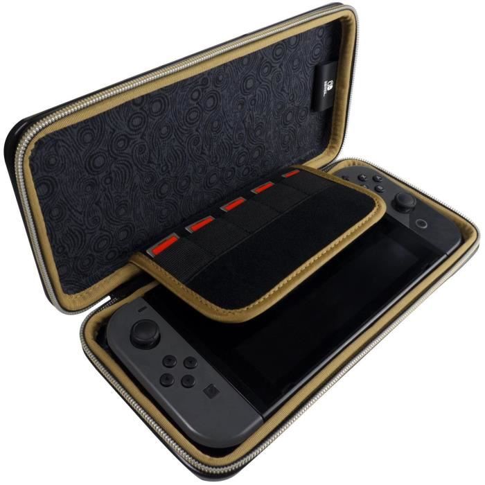 Hori Étui de Protection Nintendo Switch en Aluminium Noir - Design Zelda