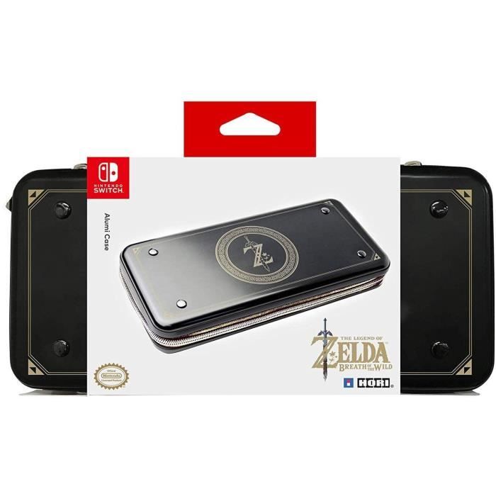 Hori Étui de Protection Nintendo Switch en Aluminium Noir - Design Zelda