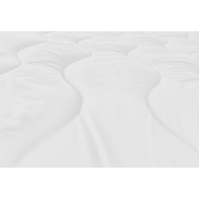 ABEIL Couette Bicolore - 240 x 260 cm - Blanc et gris