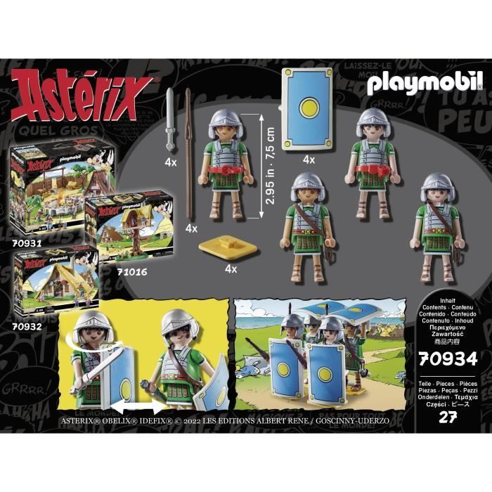 PLAYMOBIL - 70934 - Astérix : Les légionnaires romains