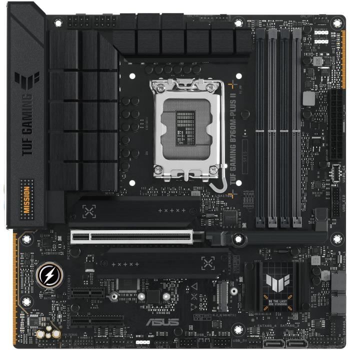 Scheda madre - ASUS - TUF GAMING B760M-PLUS II - LGA 1700 - DDR5 - Micro ATX