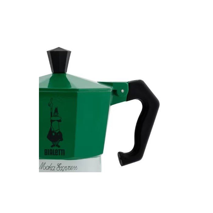 Image secondaire de Cafetière Italienne BIALETTI La Mokina Italia - 1 Tasse - Vert/Rouge