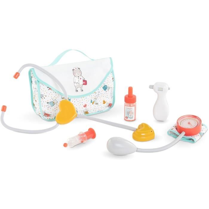 Doctor's Box COROLLE grande - 6 accesorios - para mu�ecas de 30, 36 y 42 cm - a partir de 18 meses