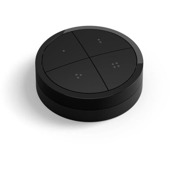Philips Hue bouton télécommande Tap Dial Switch, noir, permet le contrôle de plusieurs pieces ou une zone