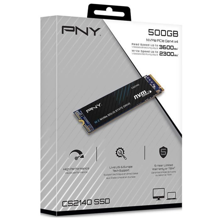 PNY - CS2140 - SSD - 500 Go - M.2