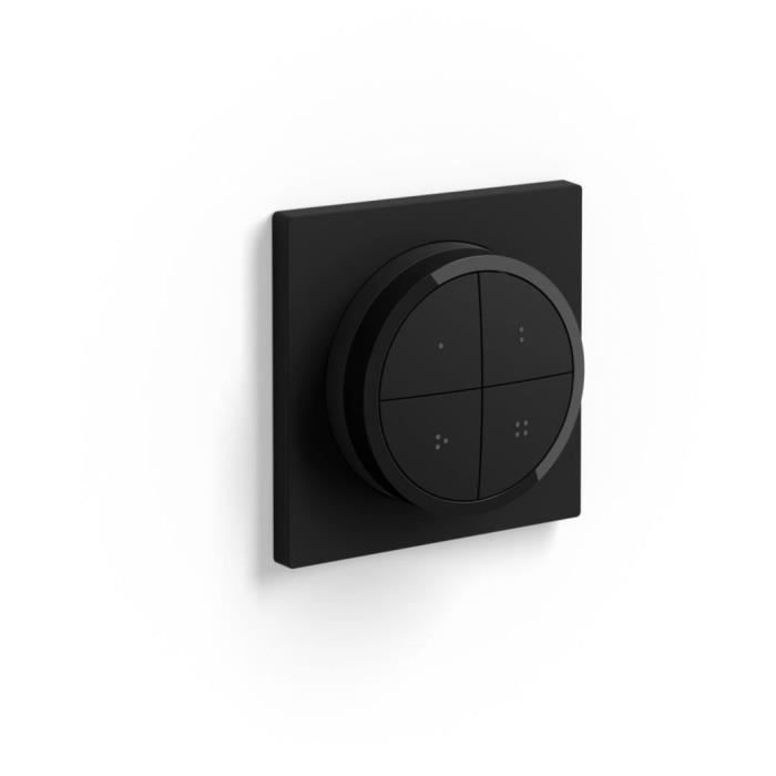 Philips Hue bouton télécommande Tap Dial Switch, noir, permet le contrôle de plusieurs pieces ou une zone
