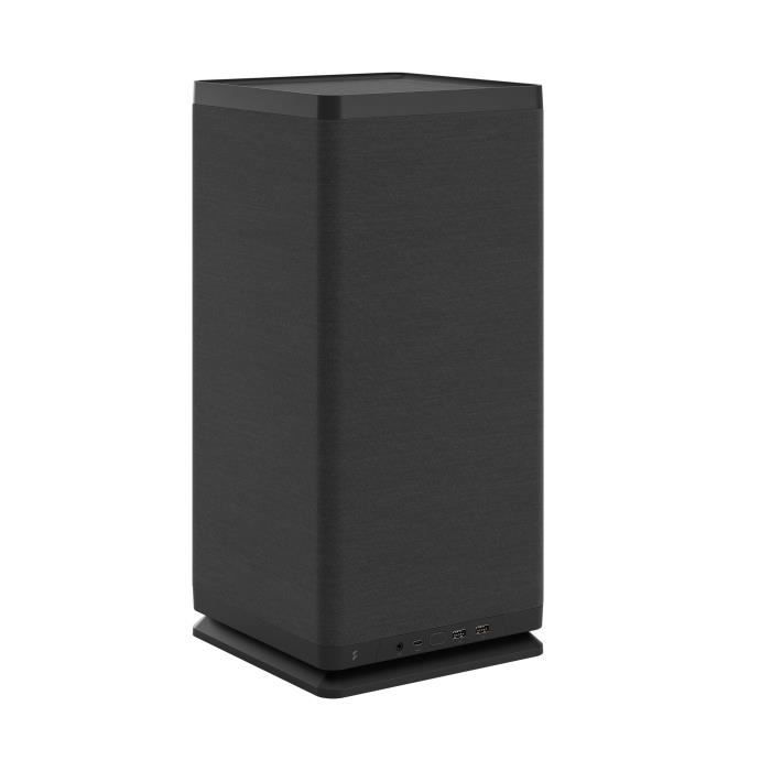 Case PC - FRACTAL DESIGN - Mood Black - m-ITX - 1 ventola da 180mm, USB3.1 Type C