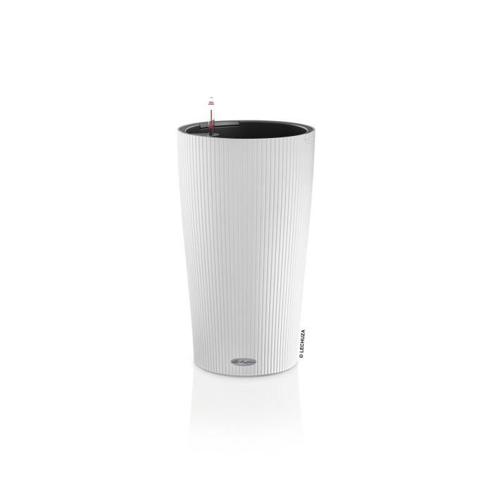 Jardiniere - Cilindro color 23 - Kit complet - Blanc - 6 L - LECHUZA