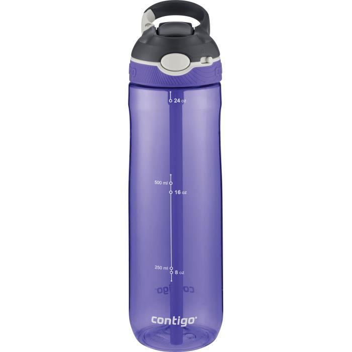 Contigo Ashland Autospout, Grande Gourde avec Paille Rabattable sans BPA, Bouteille d'Eau, Gourde de Sport Antifuite, pour l'office,