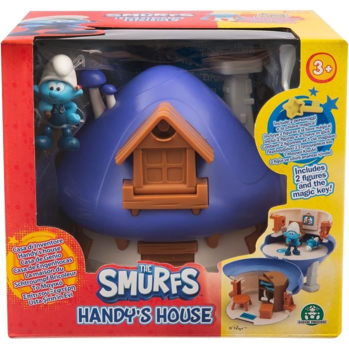 Casetta da gioco - GIOCHI PREZIOSI - I Puffi - Casa magica con 1 statuina e accessori - da 3 anni - PUF28
