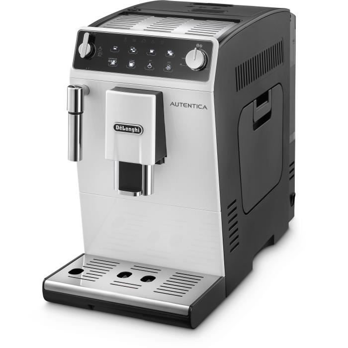 Image secondaire de De'Longhi Autentica ETAM 29.513.WB - Machine à café automatique avec buse vapeur Cappuccino 15 bar - Blanc