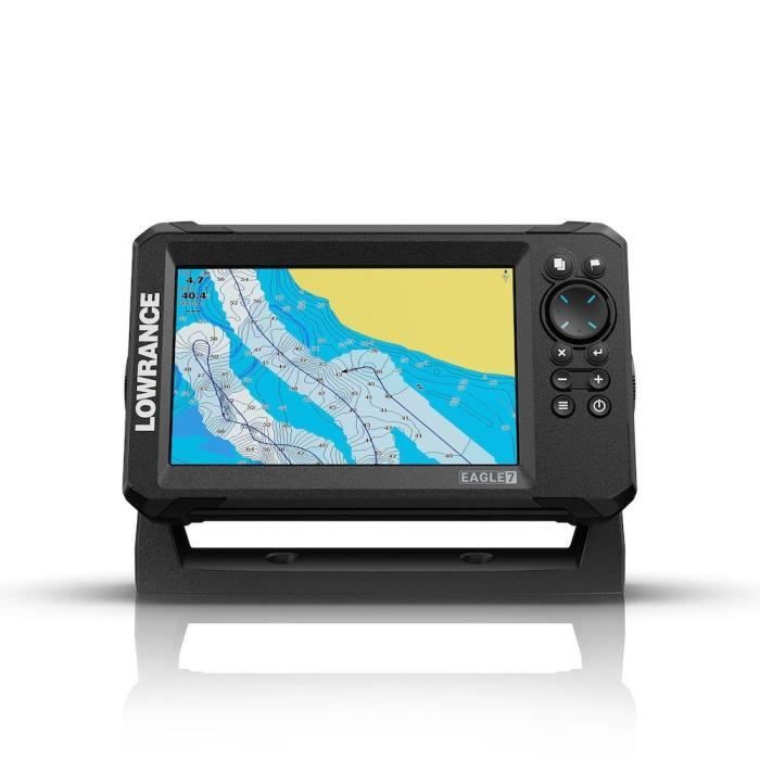 Combo Fishfinder GPS - LOWRANCE - Eagle 7 - Trasduttore SplitShot™ HD - Schermo IPS - IPX7