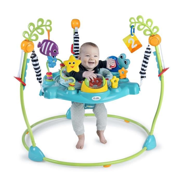 BABY EINSTEIN Ocean Explorers Curiosity Cove 2 in 1 area giochi educativa e gioco da terra, peso massimo 11 kg, da 6 mesi