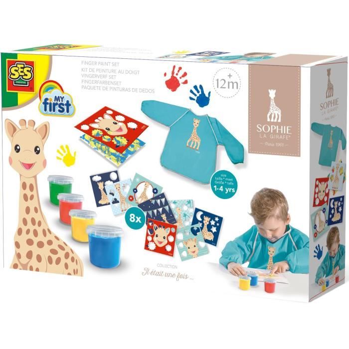 SOPHIE LA GIRAFE Kit per dipingere con le dita