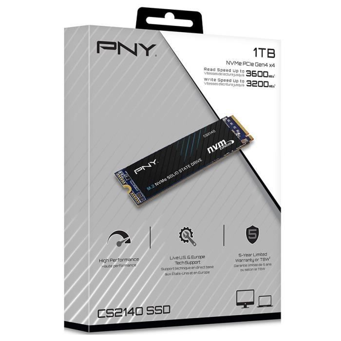 PNY - CS2140 - SSD - 1 To - M.2