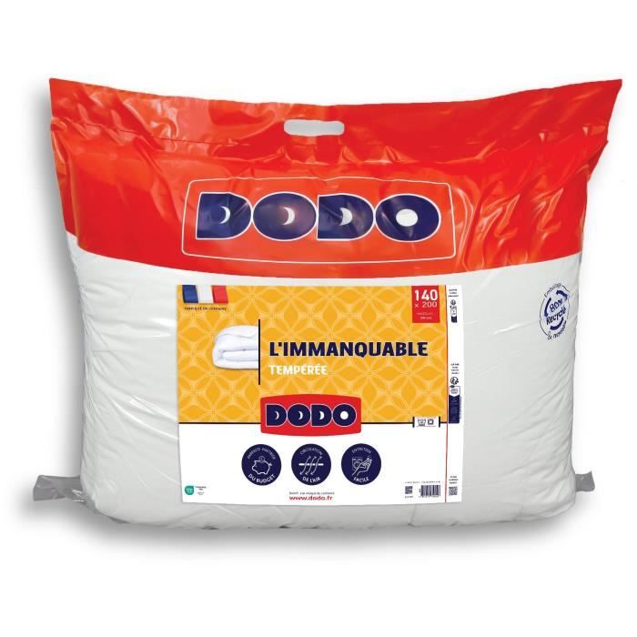 DODO - Piumino temperato 250G/m² - L'IMPERDIBILE - 140 x 200 cm - Bianco
