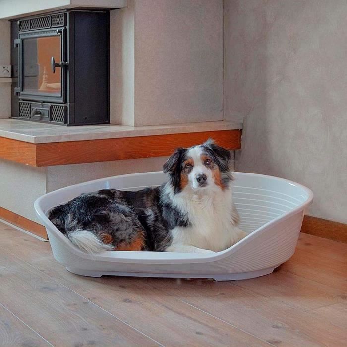 Image secondaire de Panier Siesta Deluxe pour Chiens et Chats - Confort Optimal en Gris Foncé