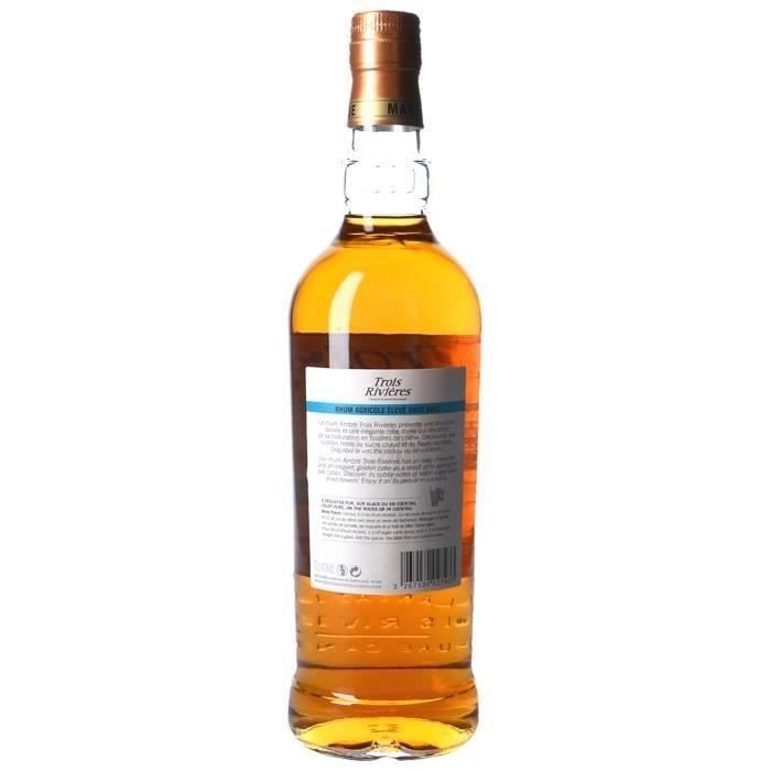 Image secondaire de Rhum Trois Rivieres ambré 40° 70cl