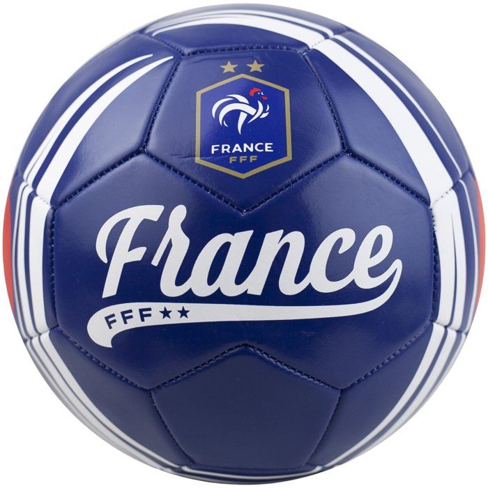 Ballon de Football FFF Nation T5 Bleu - Contrôle et Visibilité