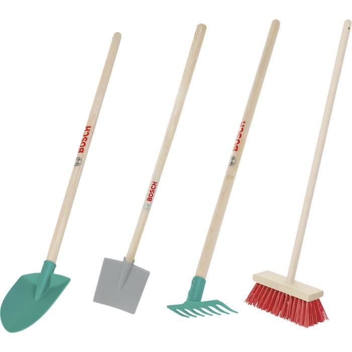 Strumenti di giardinaggio Bosch in legno e plastica, 4 camere - Klein - 2794