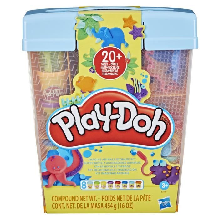 Play-Doh Super Caja de Accesorios Animales, juguetes y plastilina para ni�os