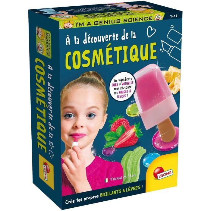 Cosmetic Discovery - Kit scientifico - I'M A GENIUS POCKET - Ingredienti naturali, ricette varie