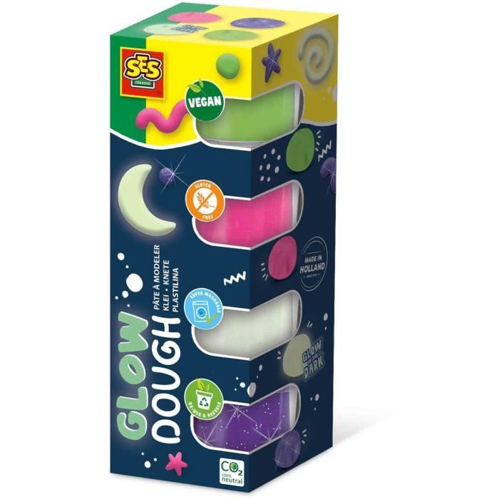 Argilla da modellare Feel Good - Lucida (4x90gr) - SES CREATIVE