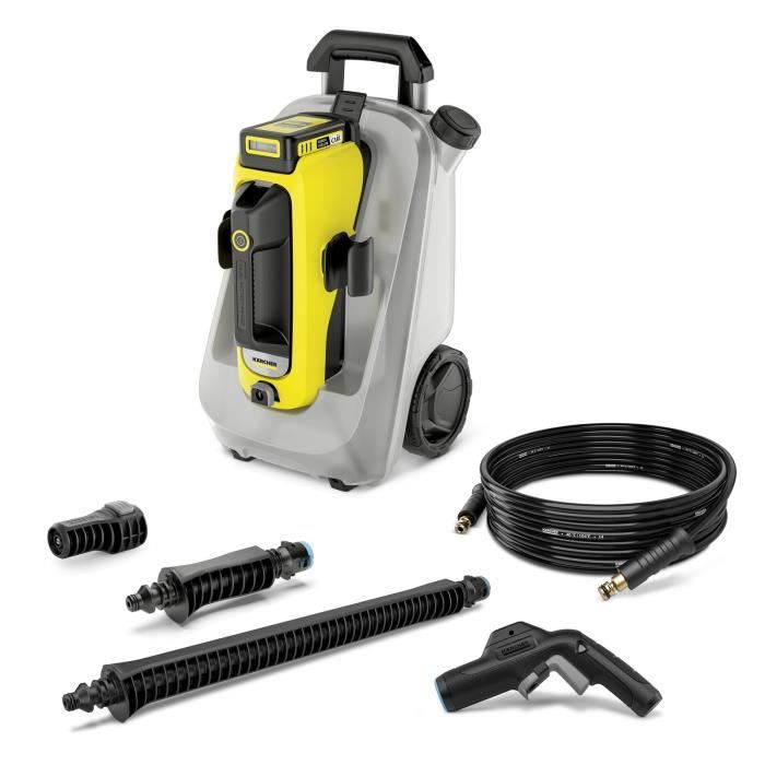 Idropulitrice portatile a media pressione OC 6-18 Premium (con batteria 18 V / 2,5 Ah + caricabatterie standard)