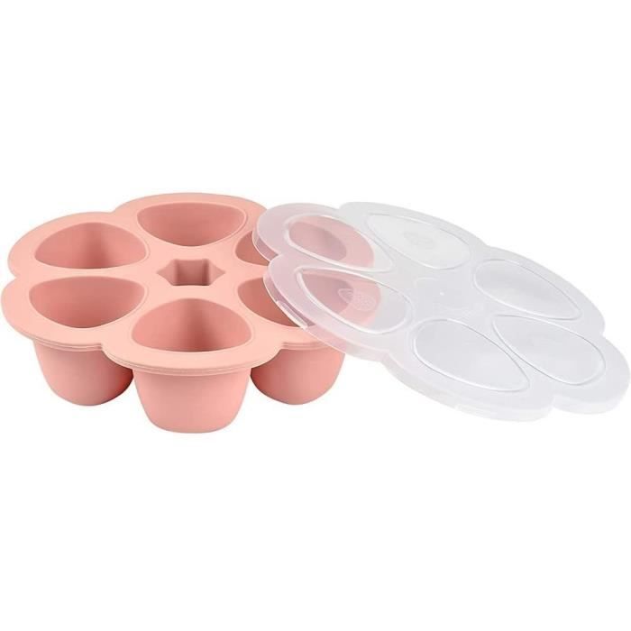 Image secondaire de Multiportions en Silicone Premium BEABA - 6x90 ml Rose