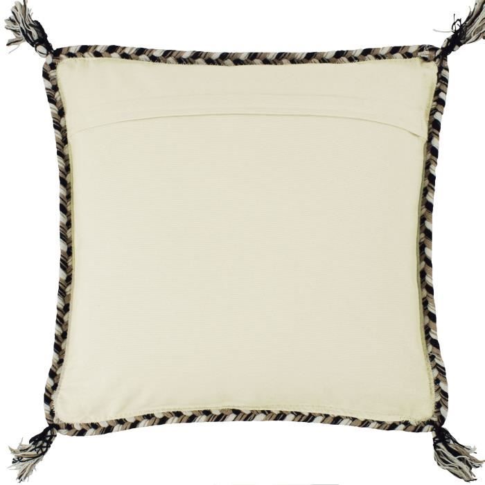 Coussin Sahara - 45 x 45 cm - Blanc