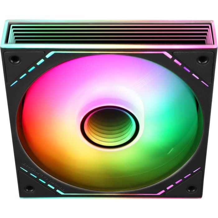 Image secondaire de Ventilateur THERMALRIGHT TL-M12-S 120 mm avec LED ARGB pour PC Noir