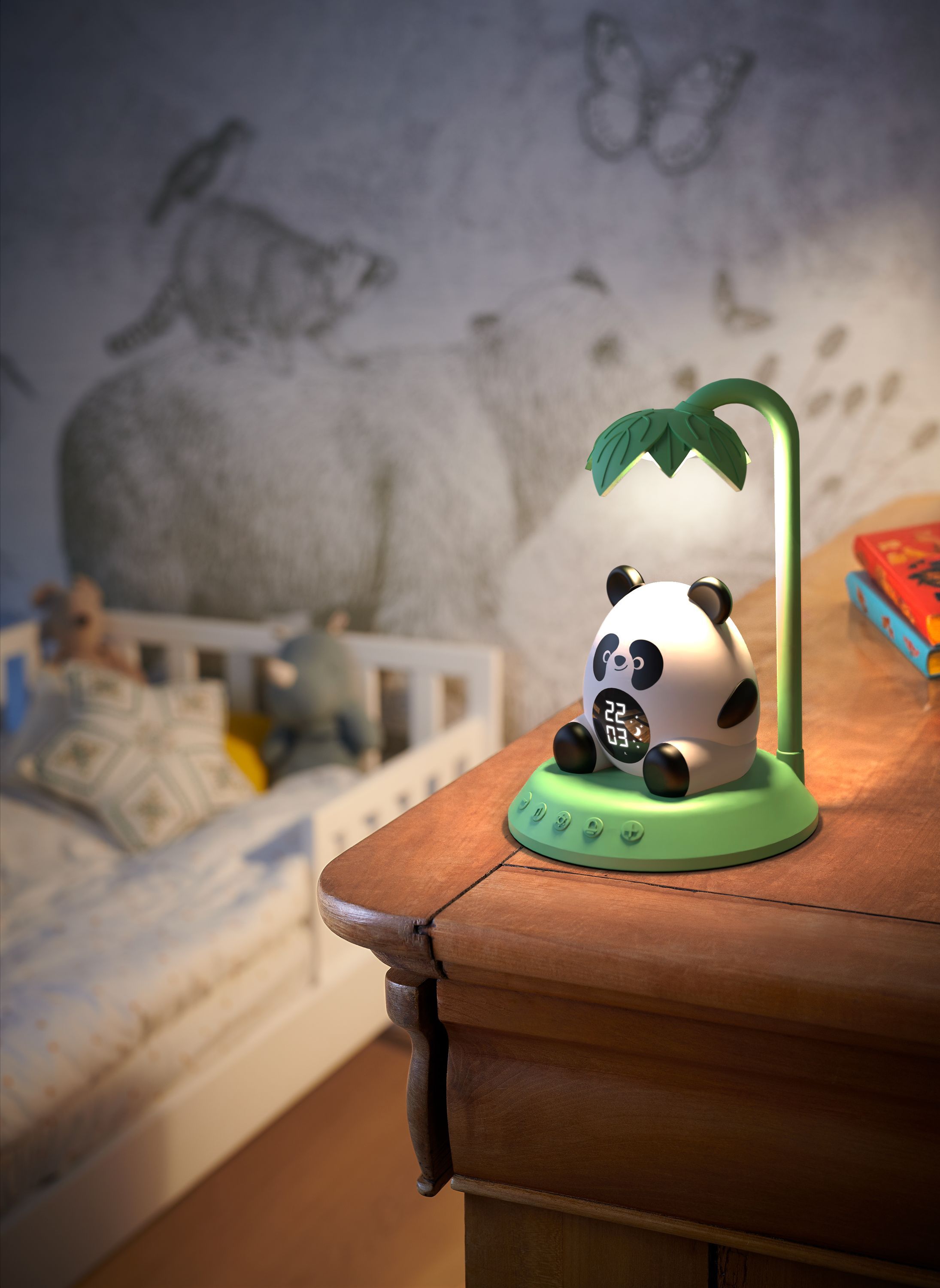 Image secondaire de Réveil avec veilleuse - BIGBEN KIDS - Panda