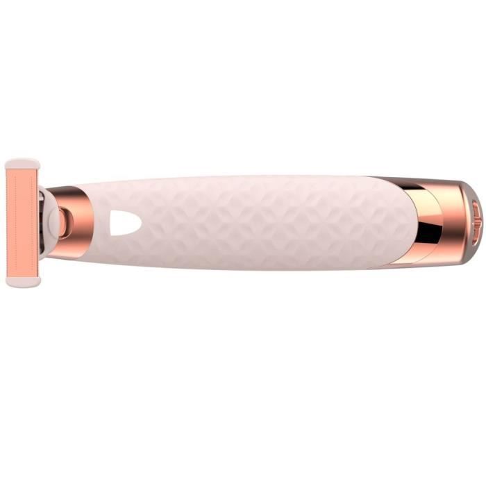 FLAWLESS FINISH - Finishing Touch Flawless Nu Razor, Rasoir Électrique Rechargeable pour Femme pour Tous Types de Peaux