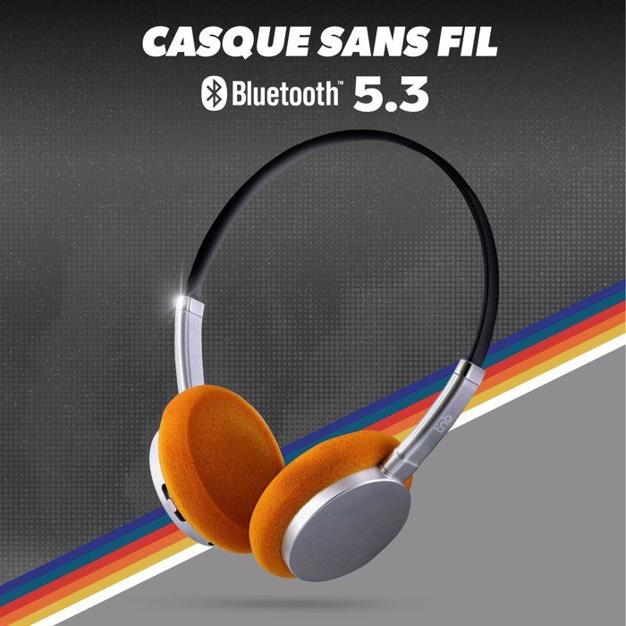 Image secondaire de Casque Bluetooth T'nb Origin - Autonomie 40h - Noir et Gris